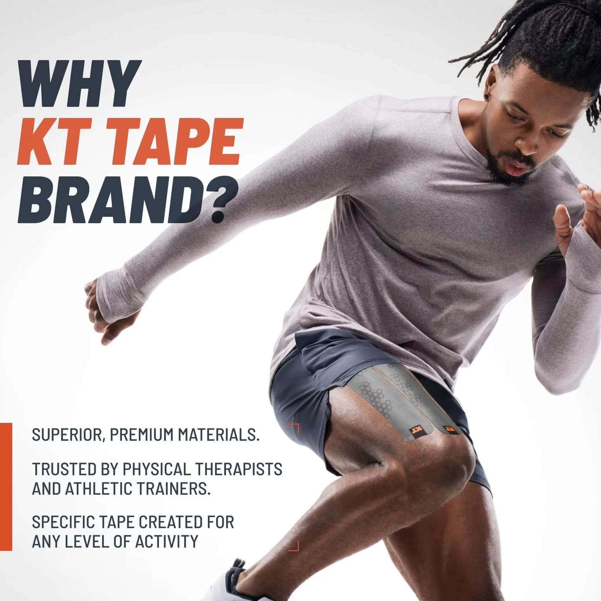 Looking to take your movement to the next level? KT Tape® Pro Oxygen™ is here for you - the only kinesiology tape embedded with Celliant® Infrared Technology. Celliant® is a patented blend of natural minerals that transforms body heat into full-spectrum i
